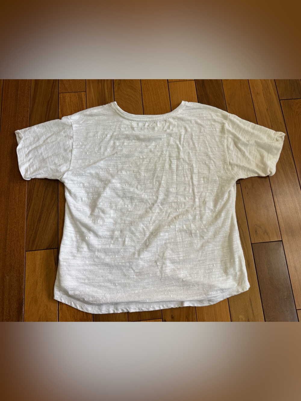Anthropologie White Tee with Brown Sun Graphic - Picture 3 of 4
